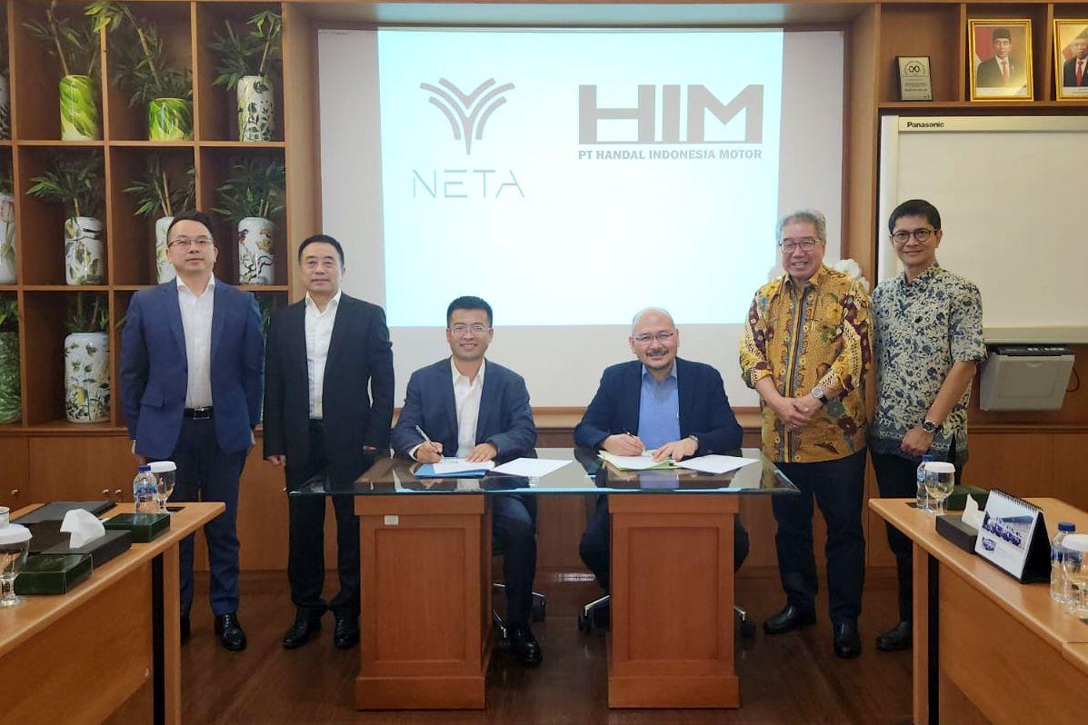 NETA Auto Officially Collaborate With PT Handal Indonesia Motor